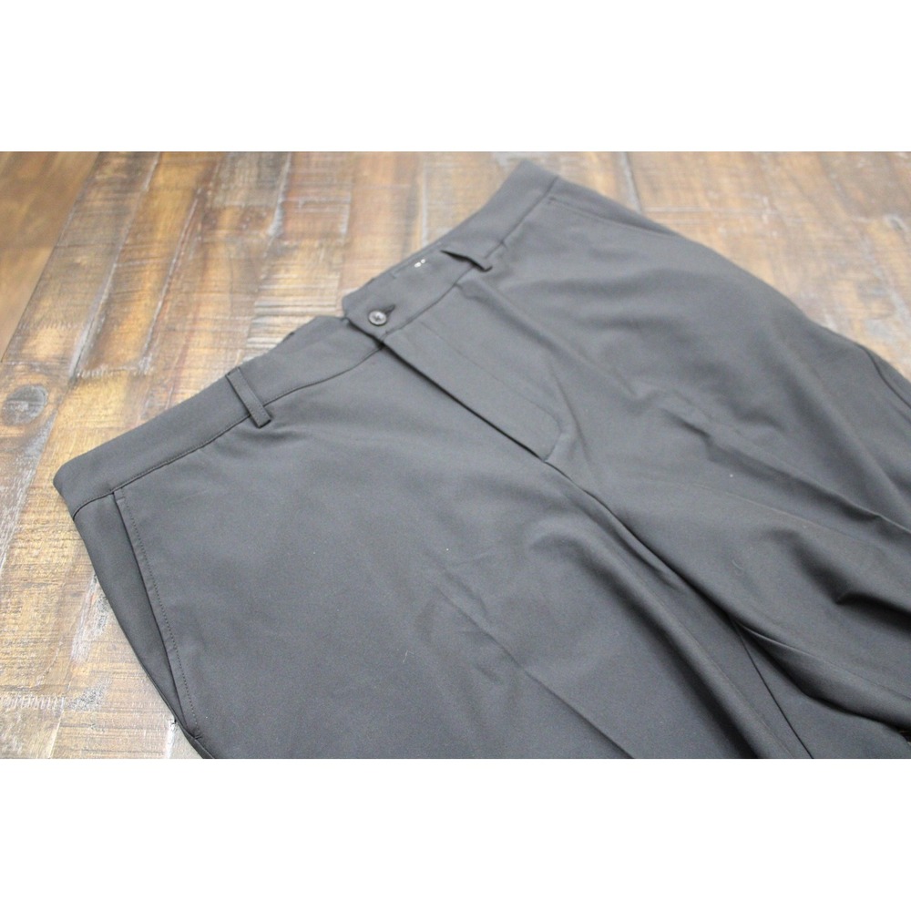 Dunning Golf Pants Mens 38x36 Black Chino Stretch Performance Unhemmed D7S13P067